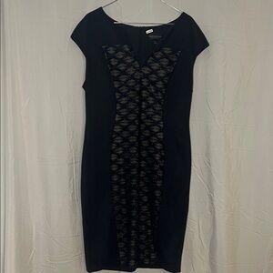 Elegant Black Lace Dress